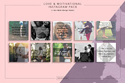 30 Love Quote Instagram Pack, a Social Media Template by Uno Bello Design Studio (Thumbnail 4 of 6)
