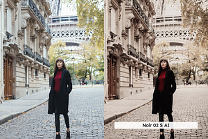 20 Paris Black Lightroom Presets LUT