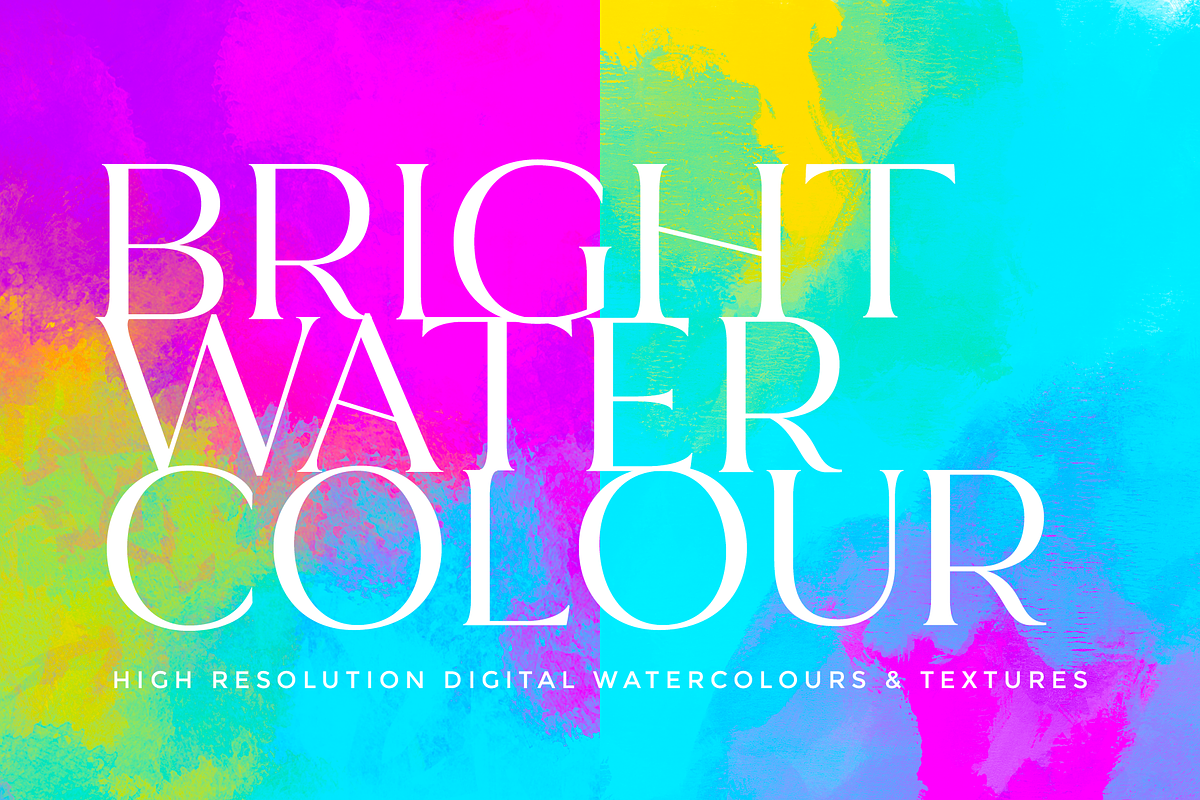 Bright Watercolour Textures, a Texture Graphic by Carla Fern Designs (Photo 1 of 9)