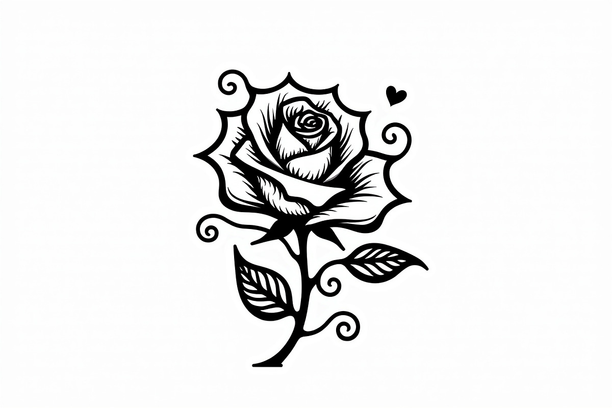 Romantic Rose Vector Pack, an Illustration by Designer_Momina (Photo 6 of 9)