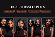 Luxury Raw Hair black models Photos, a Beauty & Fashion Photo by My Template Studio (Thumbnail 4 of 12)