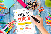 Back to School - Scene Generator, a Pens & Pencil Mockup by relineo.mock-ups (Thumbnail 1 of 4)