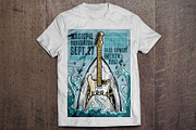 Guitar Monster Indie Rock Flyer, a Flyer Template by ashenterprise (Thumbnail 3 of 3)
