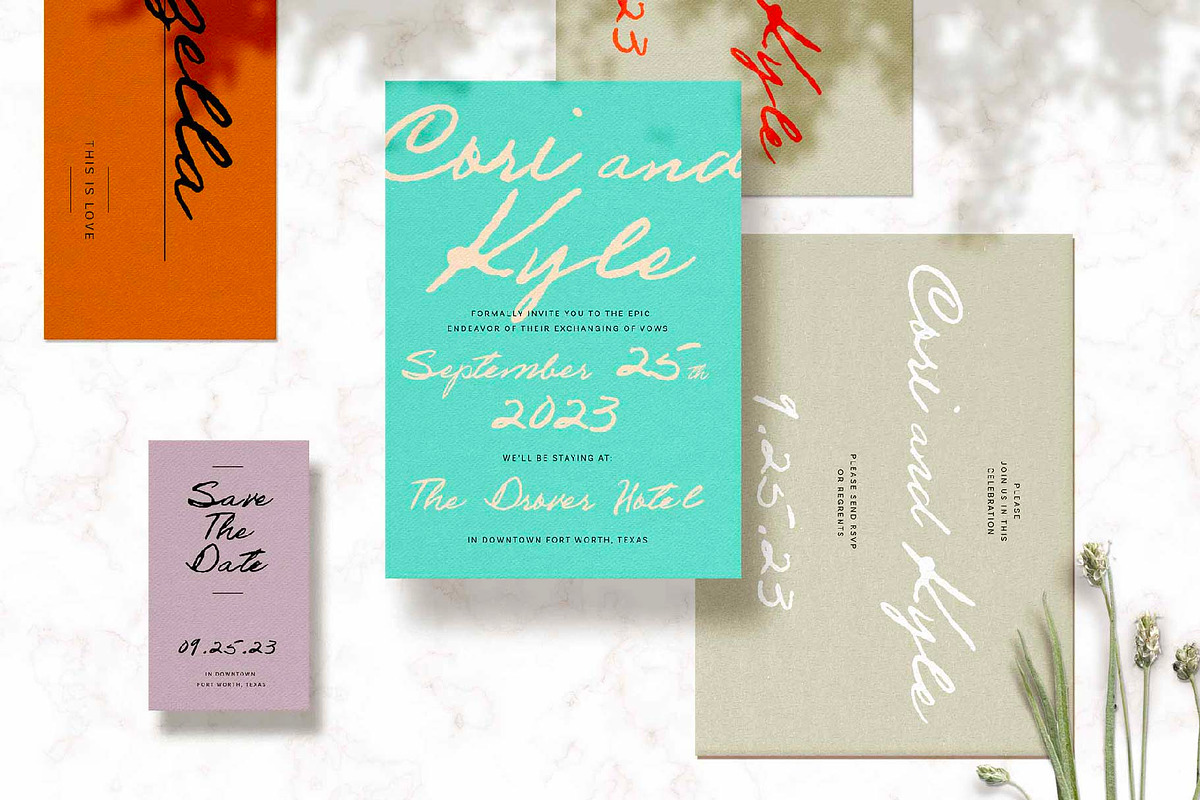 VS Grandma's Recipe Handwritten Font, a Script Font by Vicarel Studios (Photo 3 of 16)