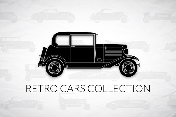 14 icons of retro cars preview 6