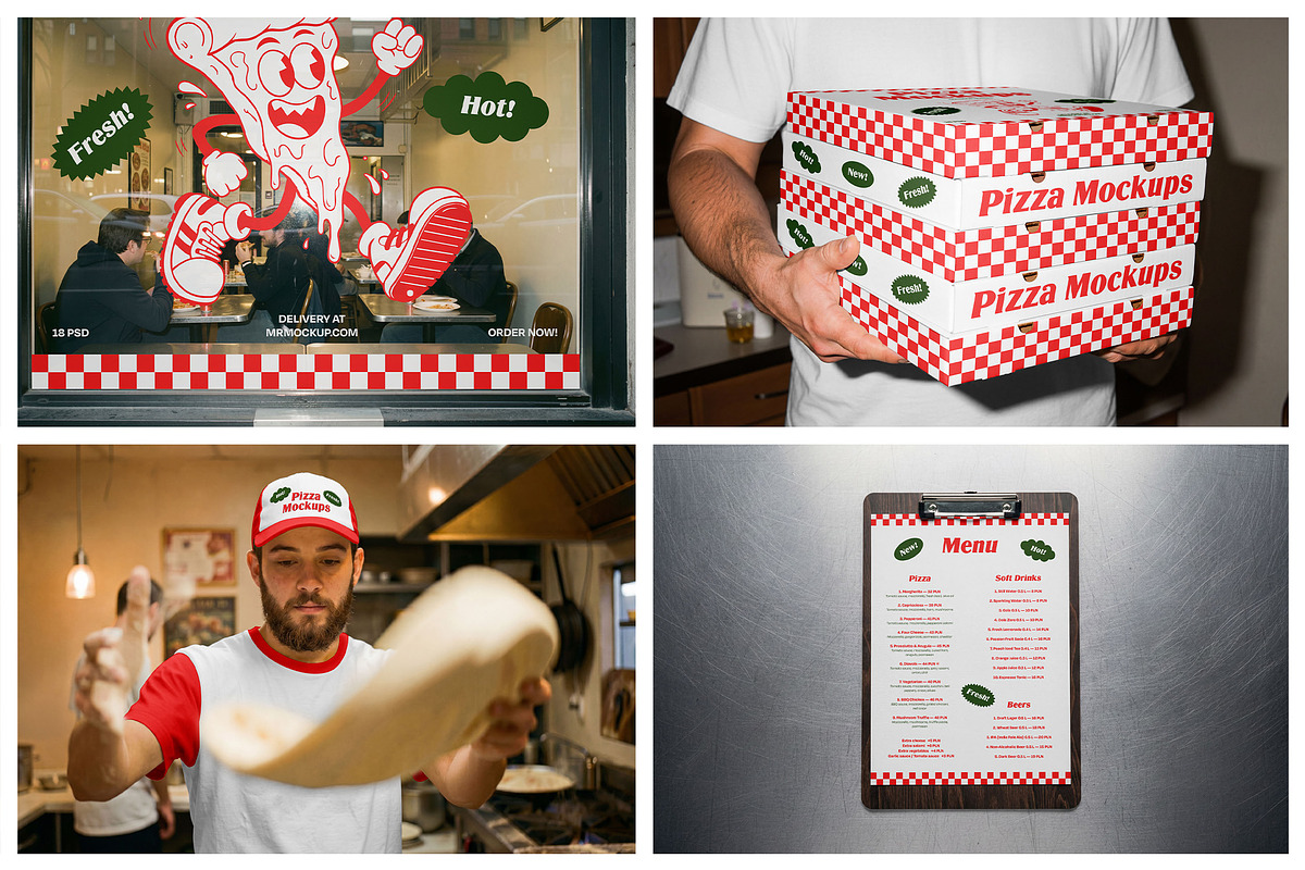 Pizza Mockups - Restaurant Scenes, a Packaging Mockup by Mr.Mockup™ (Photo 10 of 10)