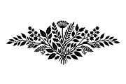Floral Ornament Silhouette Bundle, an Illustration by BIPLOB EXPERT (Thumbnail 40 of 51)