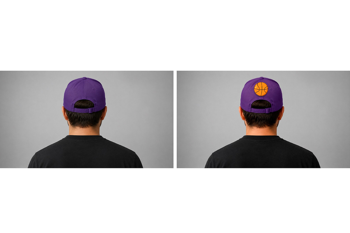 Back View Embroidery Cap Mockup, a Hat Mockup by studiogstock (Photo 2 of 2)