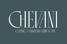 Chevani - Classic Condensed Serif