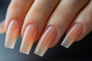 Elegant ombre acrylic or gel nails, a Beauty & Fashion Photo by MistyDay