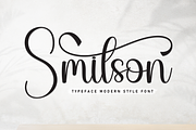 Smitson | Script Font, a Handwritten Font by Scratchones (Thumbnail 1 of 9)