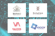 Futuristic & Geometric Logos Bundle, a Branding & Logo Template by AN Productions (Thumbnail 6 of 47)