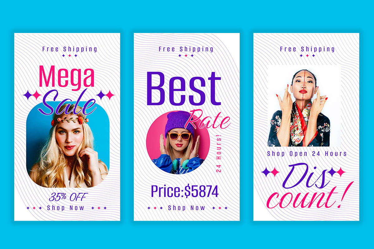 New Year Sale Social Media Story, an UI Kit Template by CreativeShaper (Photo 3 of 4)