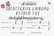 mahony script, a Script Font by Raseuki (Thumbnail 12 of 12)
