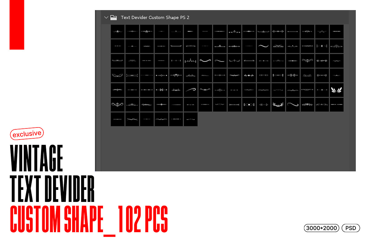 Elegant Handmade Divider Border, an Action Add-On by Photoshop Action (Photo 2 of 11)