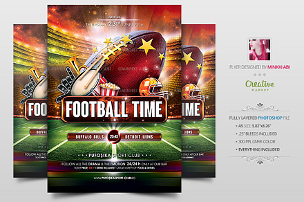 American Football Flyer | Poster