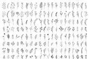 200 Wildflowers Line Art Botanicals, an Illustration by LifestyleCraftCo (Thumbnail 2 of 6)