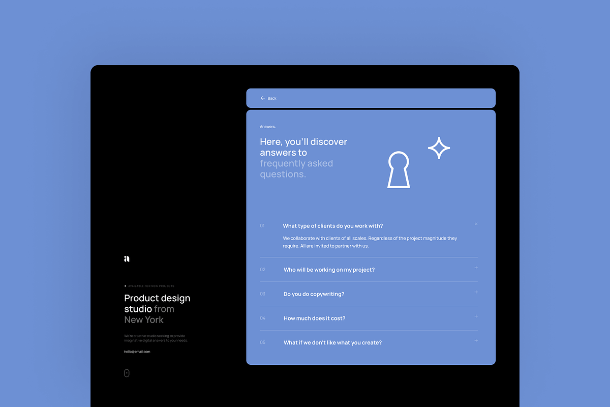 Penna - Creative Portfolio Framer, a Landing Page Template by CocoBasicThemes (Photo 4 of 4)