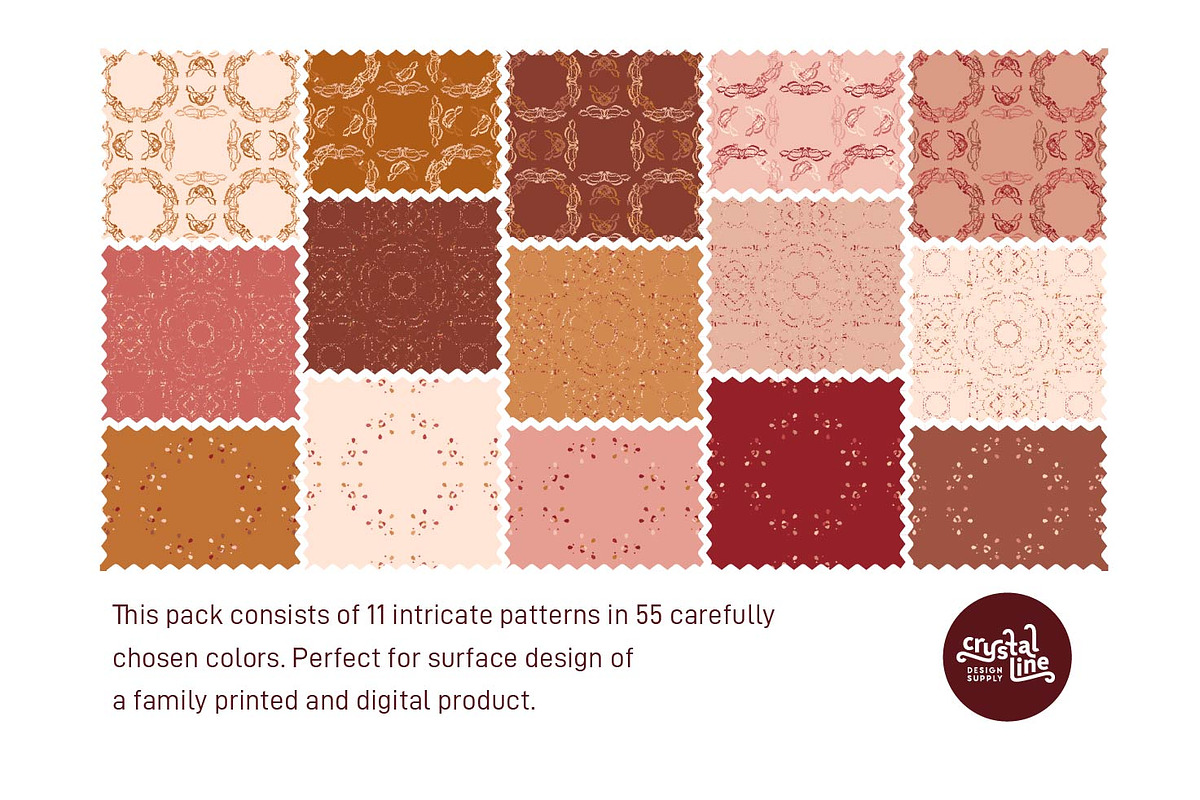 Fractal Patterns 01, a Pattern Graphic by Crystal Line (Photo 5 of 7)