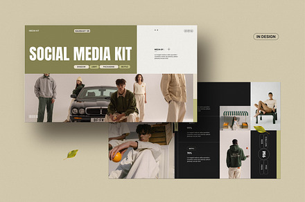 Raven | Social Media Press Kit, a Presentation Template by GoldenPixelStudio