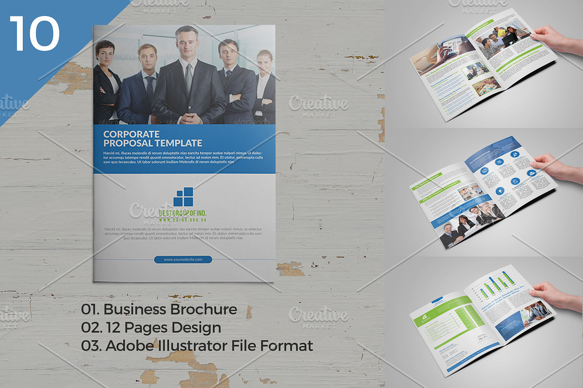 10 Multi-pages Brochure -Big Bundle, a Brochure Template by Cristal Pioneer (Photo 11 of 11)