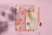 Retro Flowers Collection, a Pattern Graphic by NKTN (Thumbnail 11 of 15)
