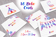 16 Boho cards, a Card Template by Alla_Ri_Shop (Thumbnail 1 of 4)