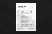 Minimal Resume Template, a Resume Template by Studio.520 (Thumbnail 2 of 2)