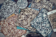 Travel Graphics Doodles Patterns, a Decorative Illustration by BALABOLKA (Thumbnail 2 of 6)