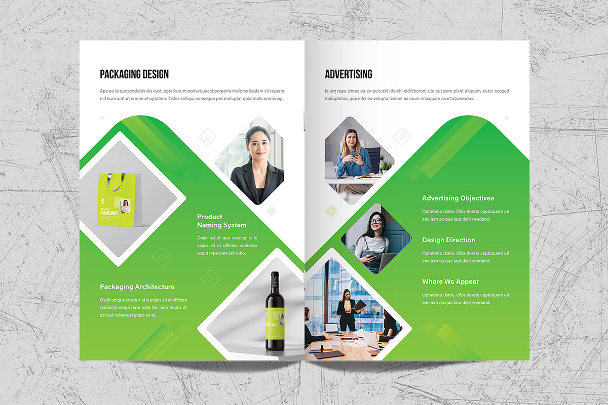 Brand Guidelines Template Design, a Brochure Template by White Graphic (Photo 10 of 11)