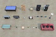 Bachelor Pad Pack, an Object 3D Model by RivermillStudios (Thumbnail 2 of 5)