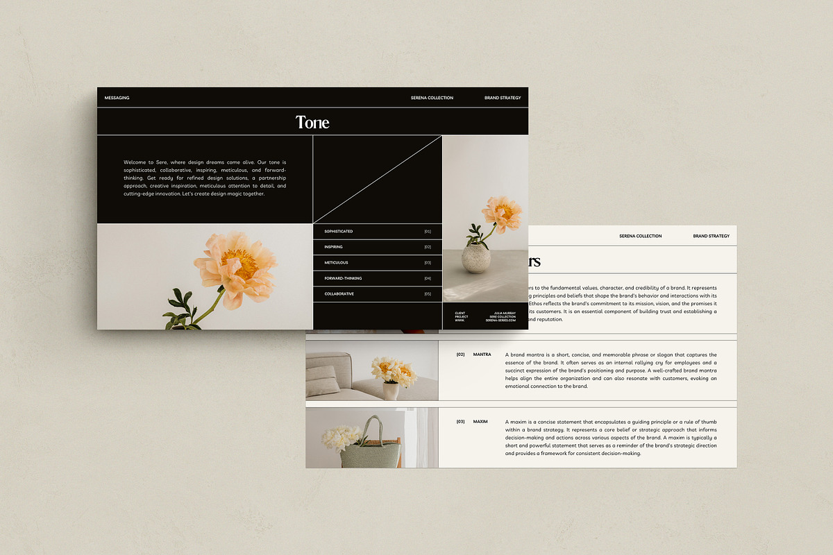 SERE / Brand Strategy, a Presentation Template by Wildnun Studio (Photo 10 of 17)