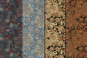 Paisley seamless fabric pattern, a Pattern Graphic by antalogiya
