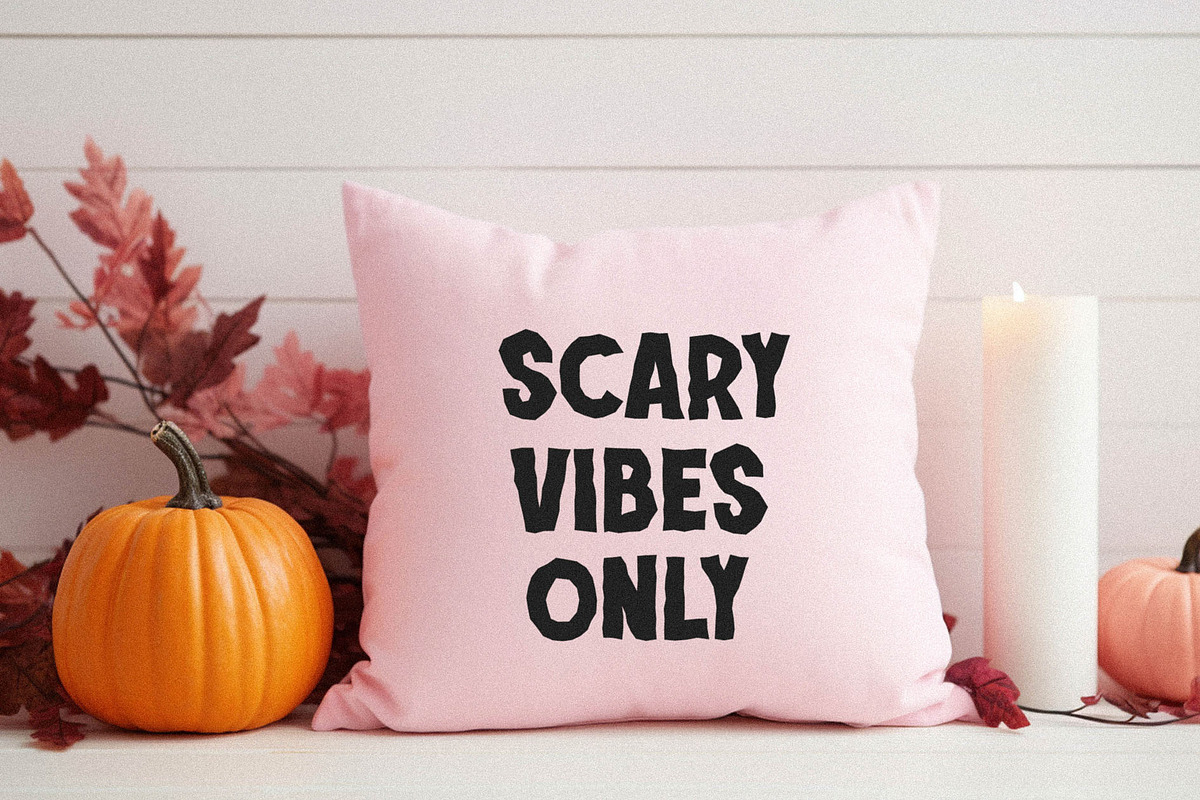 Calling Monsters Spooky Halloween Fo, a Script Font by BarcelonaShop (Photo 3 of 9)