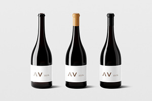 Wine Bottle Mockup, a Product Mockup by zpackcreative