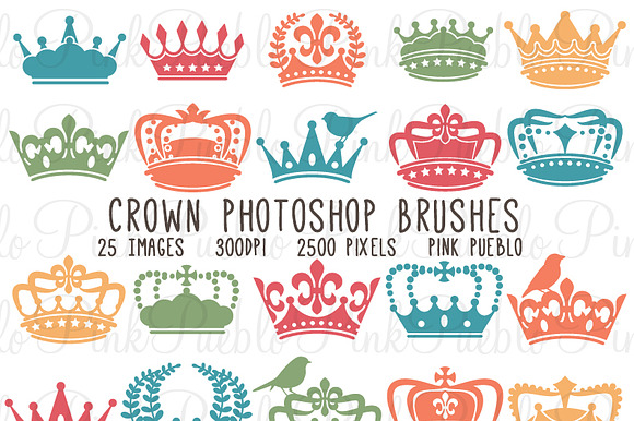 Crown Photoshop Brushes preview 5