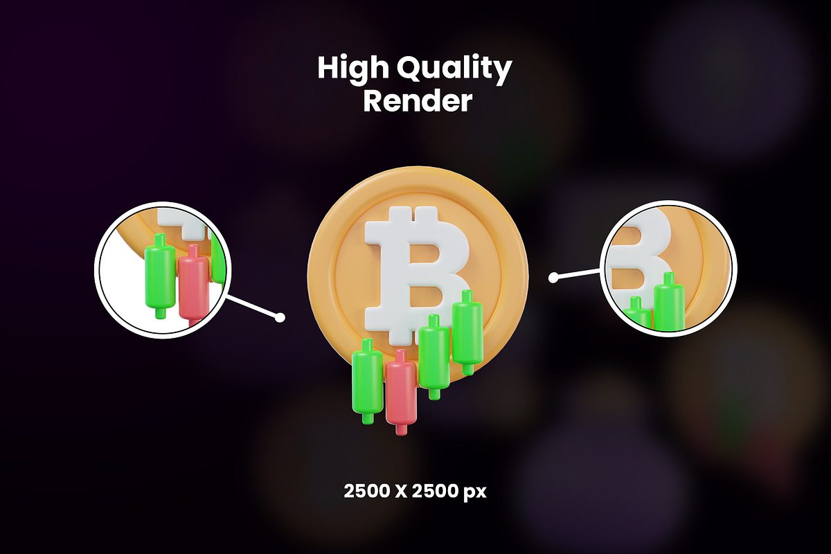 Crypto 3D Icon, an Object Graphic by Artnivora.Std (Photo 2 of 4)