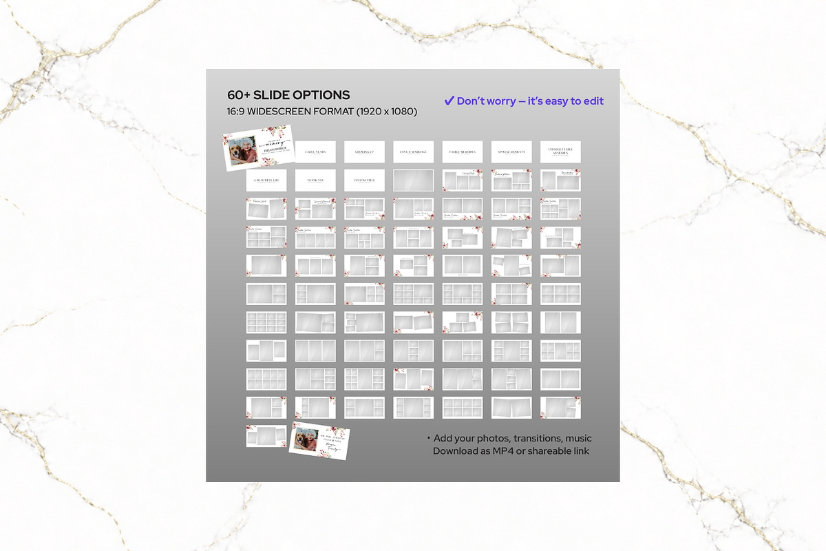 Funeral Slideshow Canva FS006, a Presentation Template by TyphoonStudio (Photo 3 of 8)