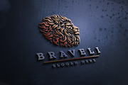 Brave Lion Head Logo, a Branding & Logo Template by Design_Planet (Thumbnail 2 of 3)