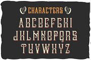 Handcrafted font Raw Coffee, a Symbol Font by Heather_insane (Thumbnail 3 of 6)