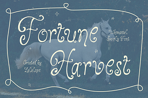 Fortune Harvest - Whimsical Font