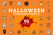 Sale: Halloween Premium Bundle, a Decorative Illustration by brandcut (Thumbnail 1 of 5)