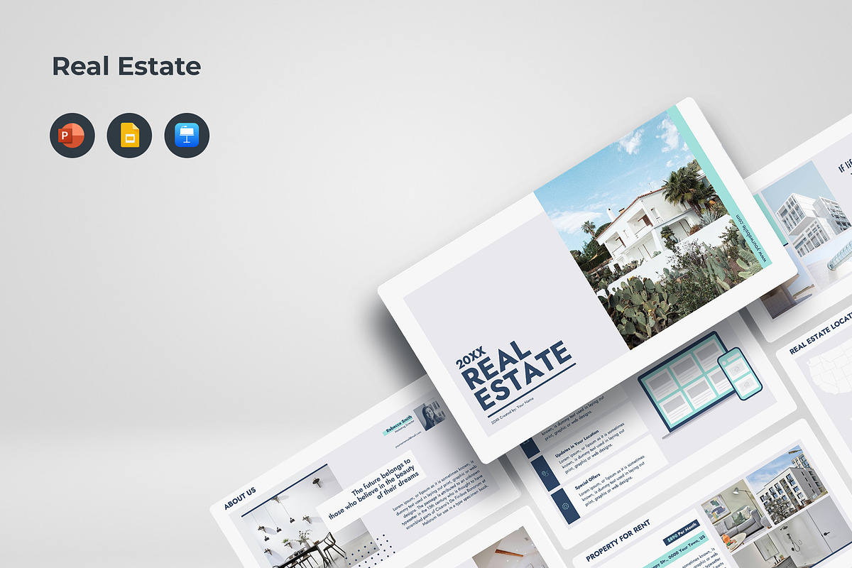 Real Estate Presentation Template, a Presentation Template by JetzTemplates (Photo 1 of 4)