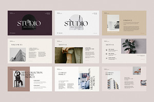 Studio Portfolio PowerPoint Template