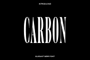 Carbon - Modern Serif Font, a Serif Font by Luna Shop (Thumbnail 1 of 6)