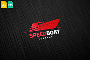 Speed Boat Logo, a Branding & Logo Template by Schneider Design Store (Thumbnail 1 of 2)