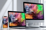 Screen Mockup, an Advertising Mockup by CreativeShaper (Thumbnail 1 of 2)