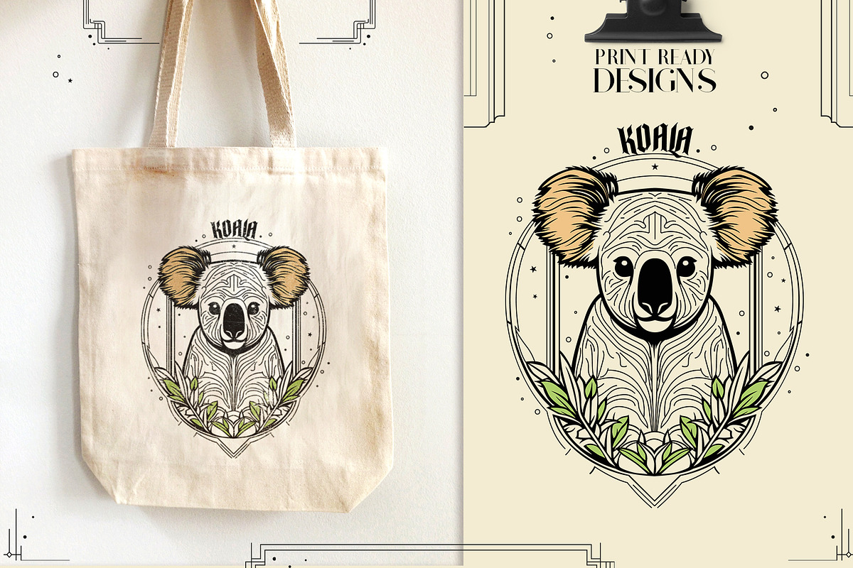 ART DECO ANIMAL ILLUSTRATIONS, an Animal Illustration by Luna Dreams (Photo 6 of 6)