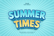 Text Effect Summer Times, a Layer Style Add-On by Navy Graphic (Thumbnail 1 of 2)