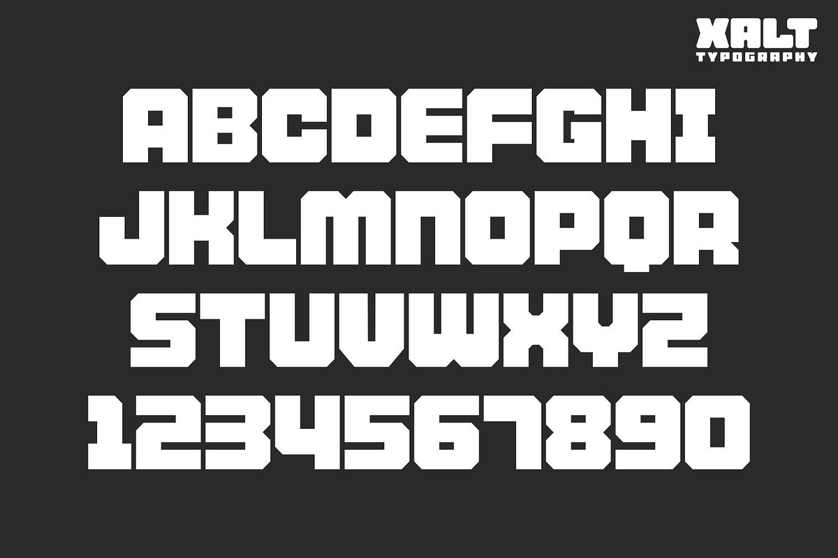 SAY – Big & Bold Modern Display Font, a Sans Serif Font by XALT Typography (Photo 3 of 6)